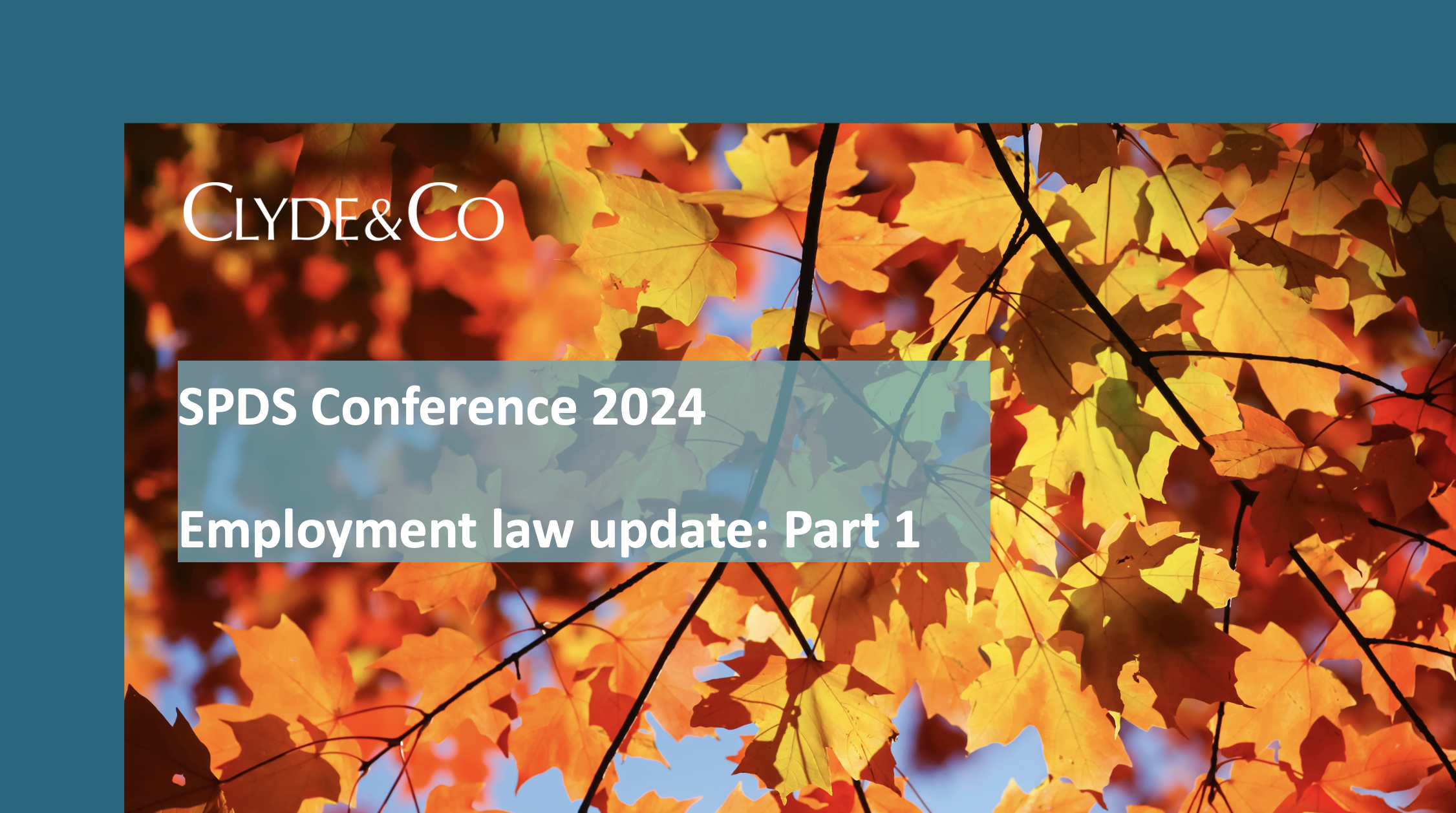 Employment law update: Part 1